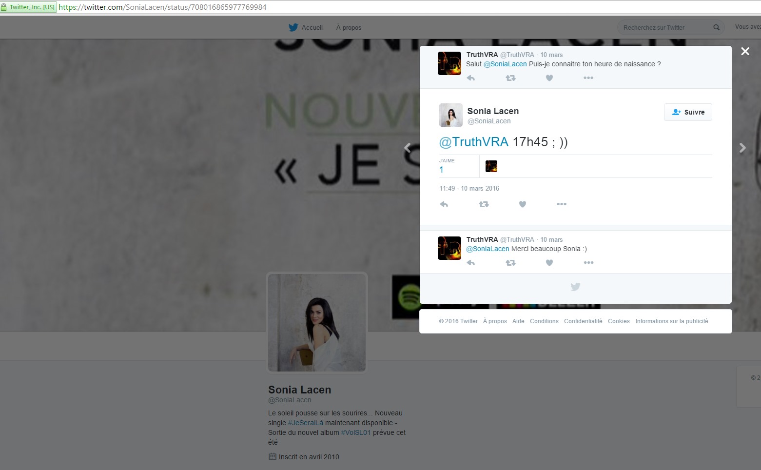 rencontrer sonia lacen